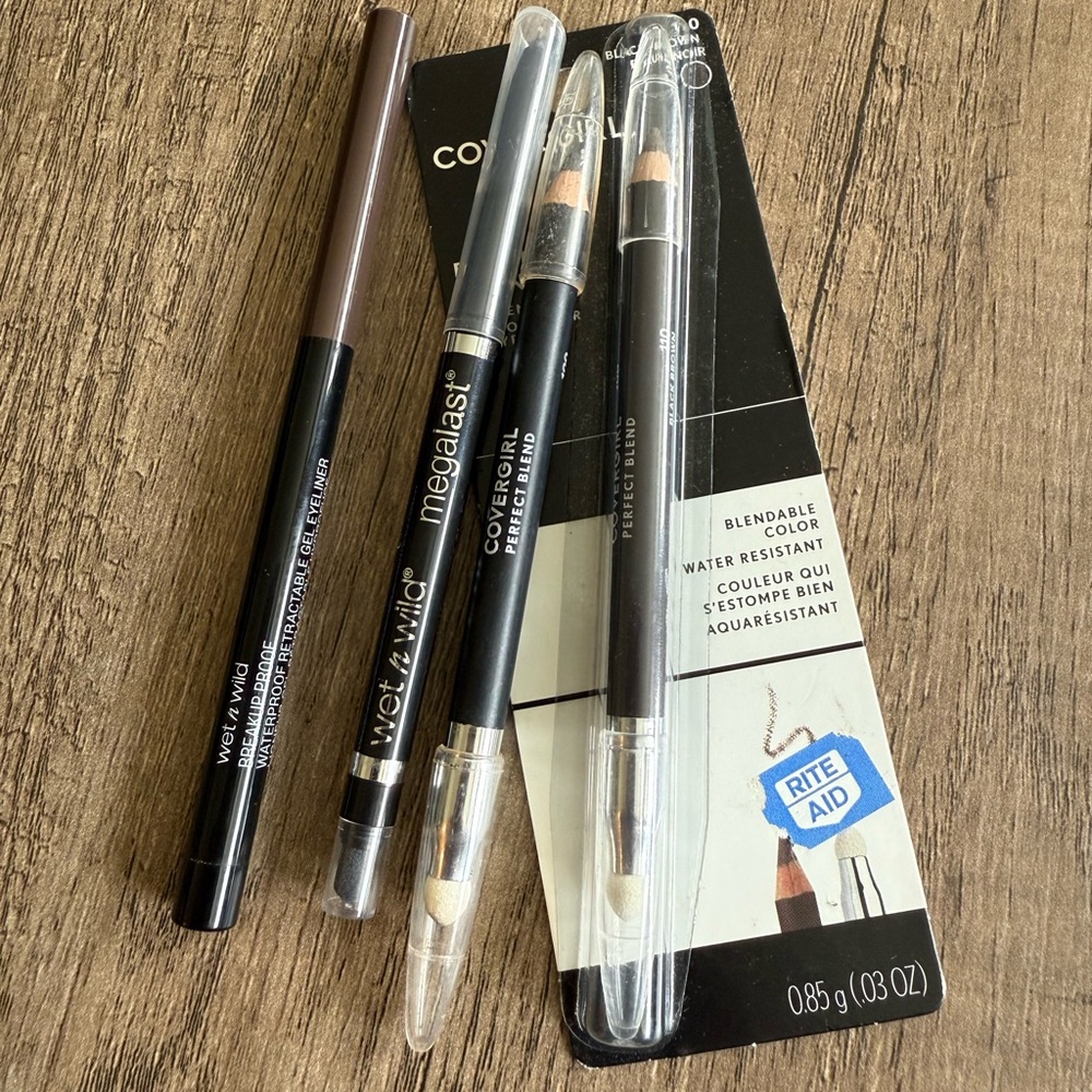 Wet n Wild Eyeliner Black and Brown Precision Makeup